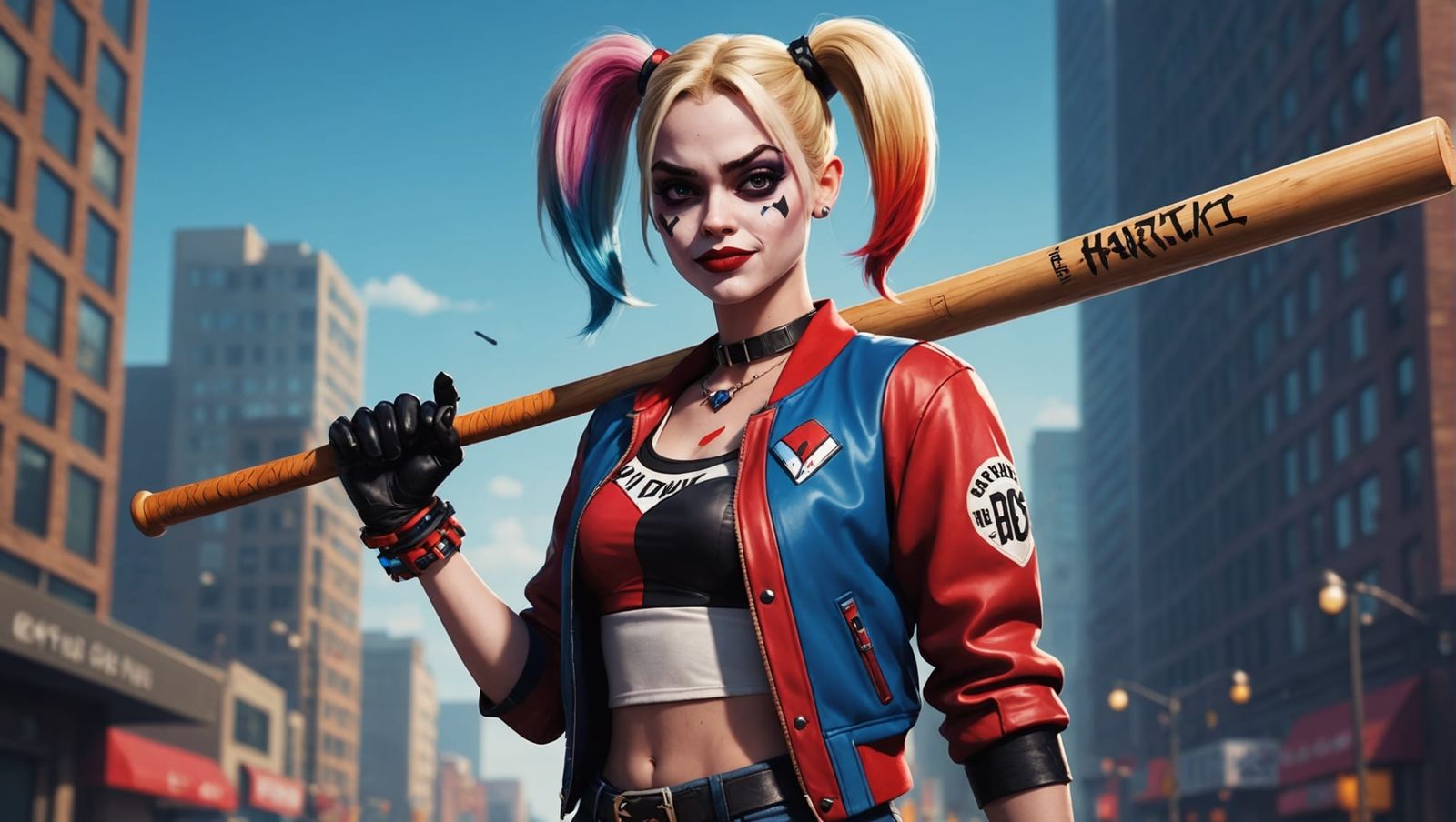 Harley Quinn in Animated Series Style
