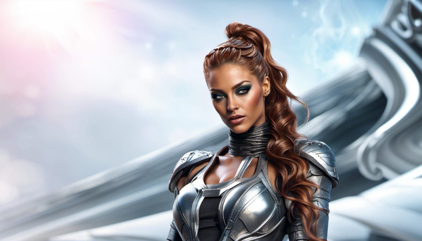 Futuristic Portrait in Style of Robert Mapplethorpe