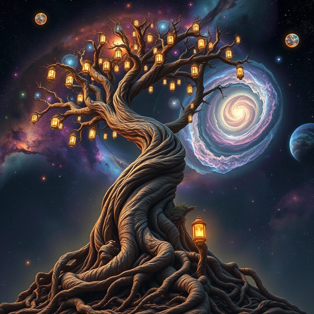 Cosmic Tree Ascends into the Mysteries of the Universe