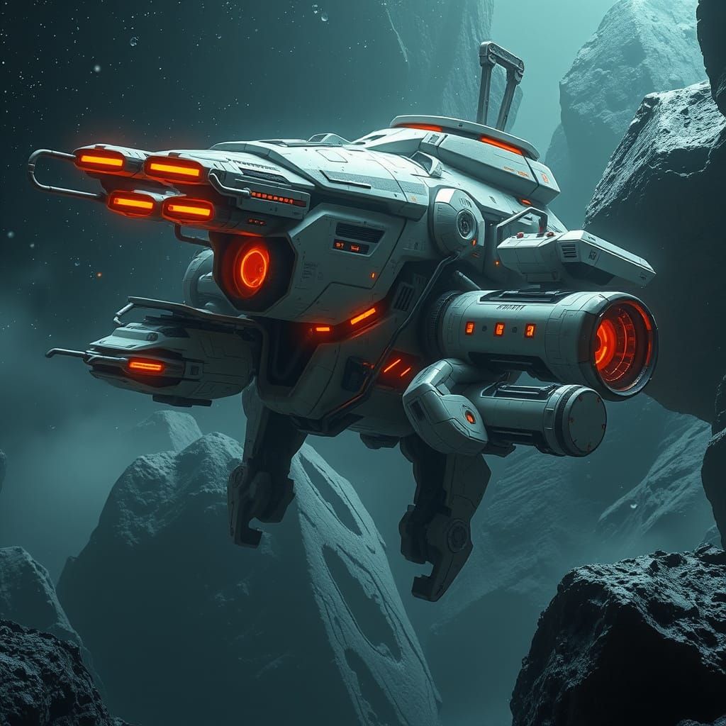 Detailed Sci-Fi Creation in 8k Resolution