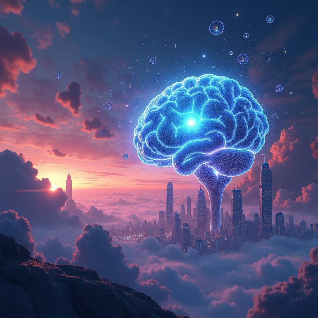 Tech Linkedin Banner in Anime Cyberpunk Style