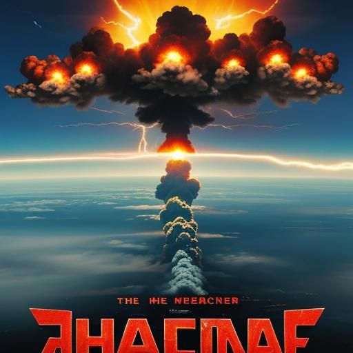 Aircraft in Nuclear Storm: Vintage Movie Poster