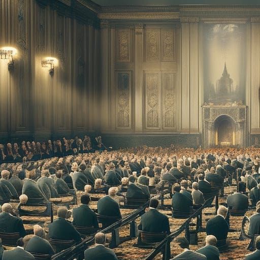 Epic Digital Painting of The King's Speech