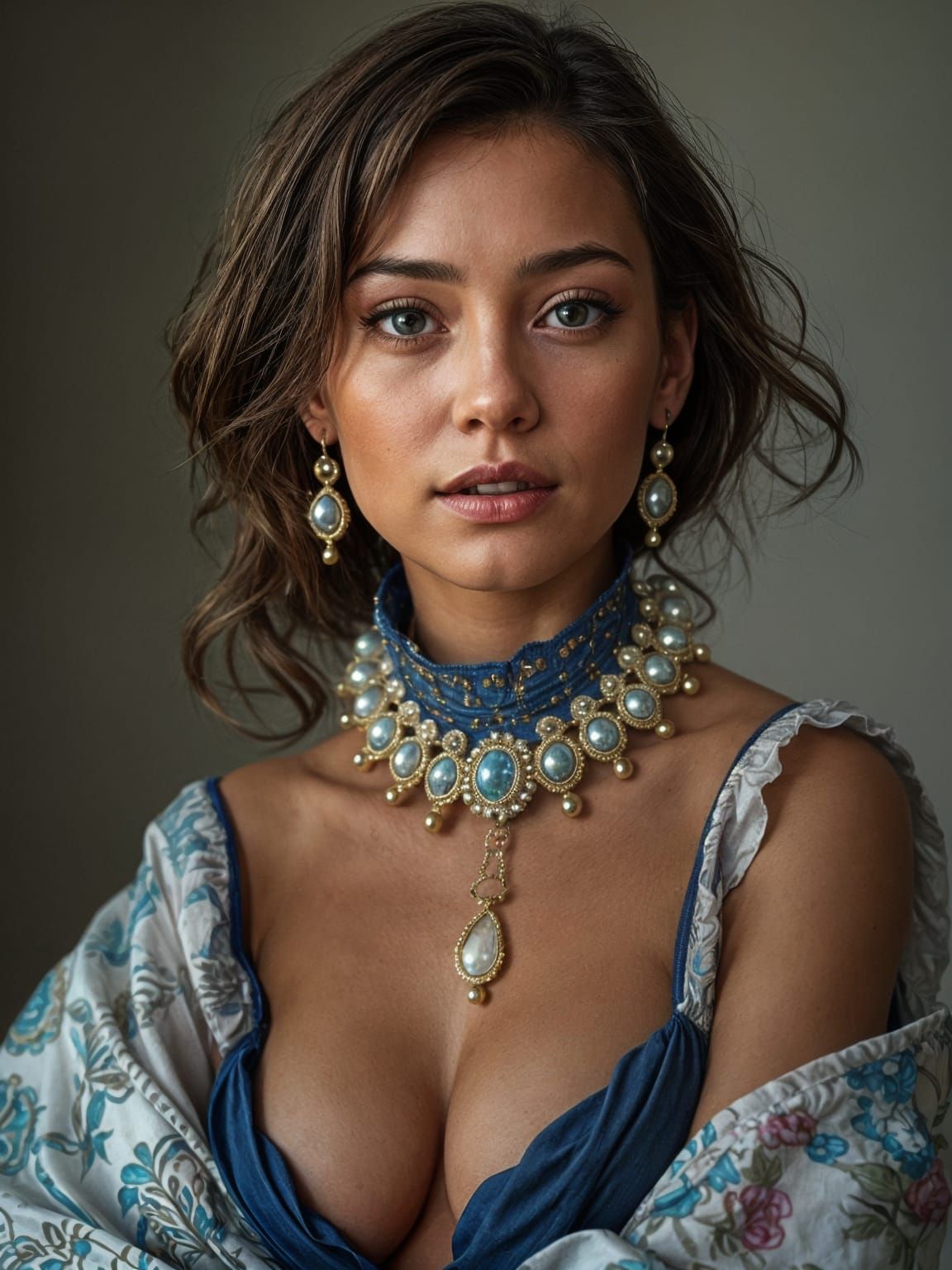 Elegant Blonde Goddess