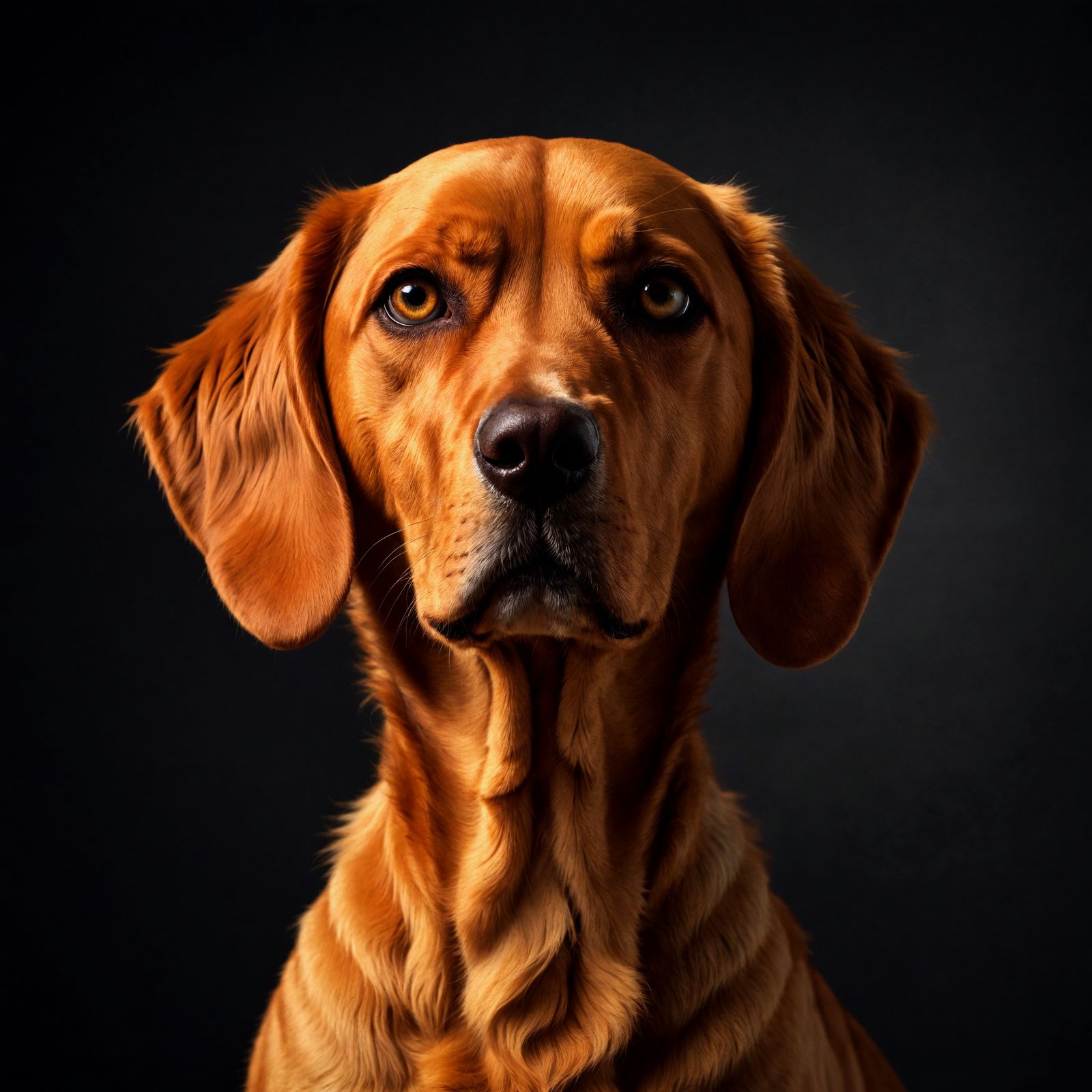 Hyperrealistic Canine Portrait in Cinematic Style