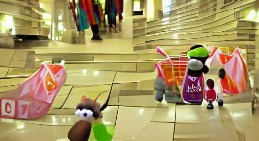Yosi Mosi Visits a Mall to Shop