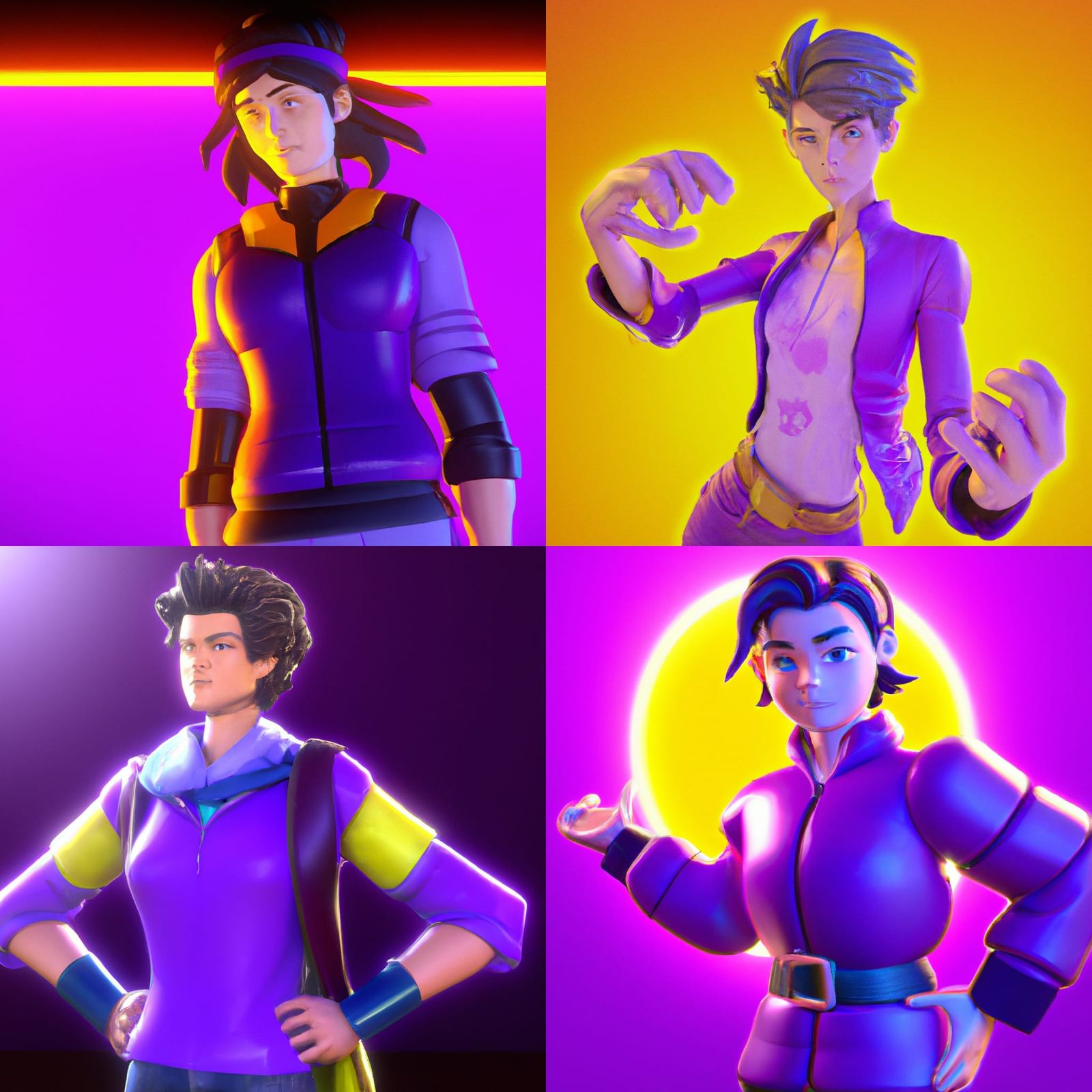 Heather Langenkamp Concept Art in 3D Digital Style