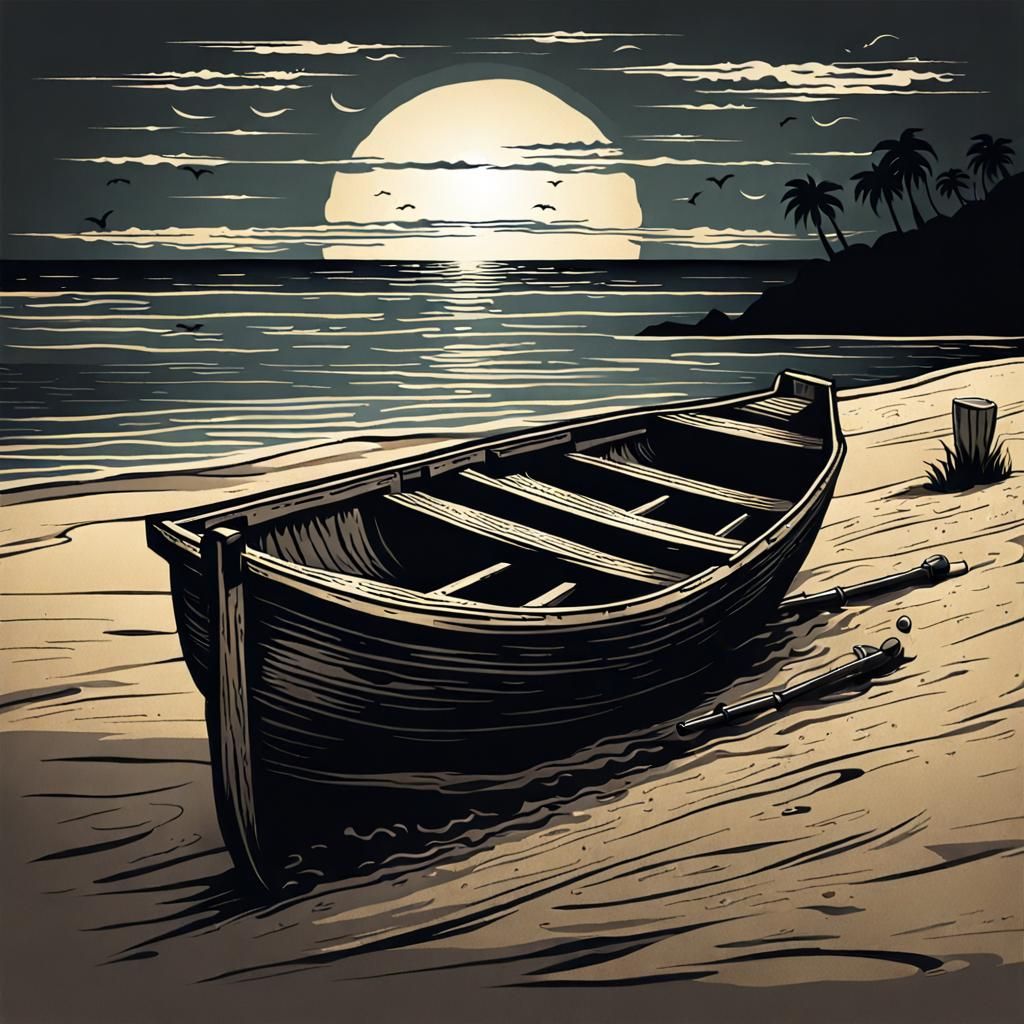 Sinister Boat Returns to Dark Beach