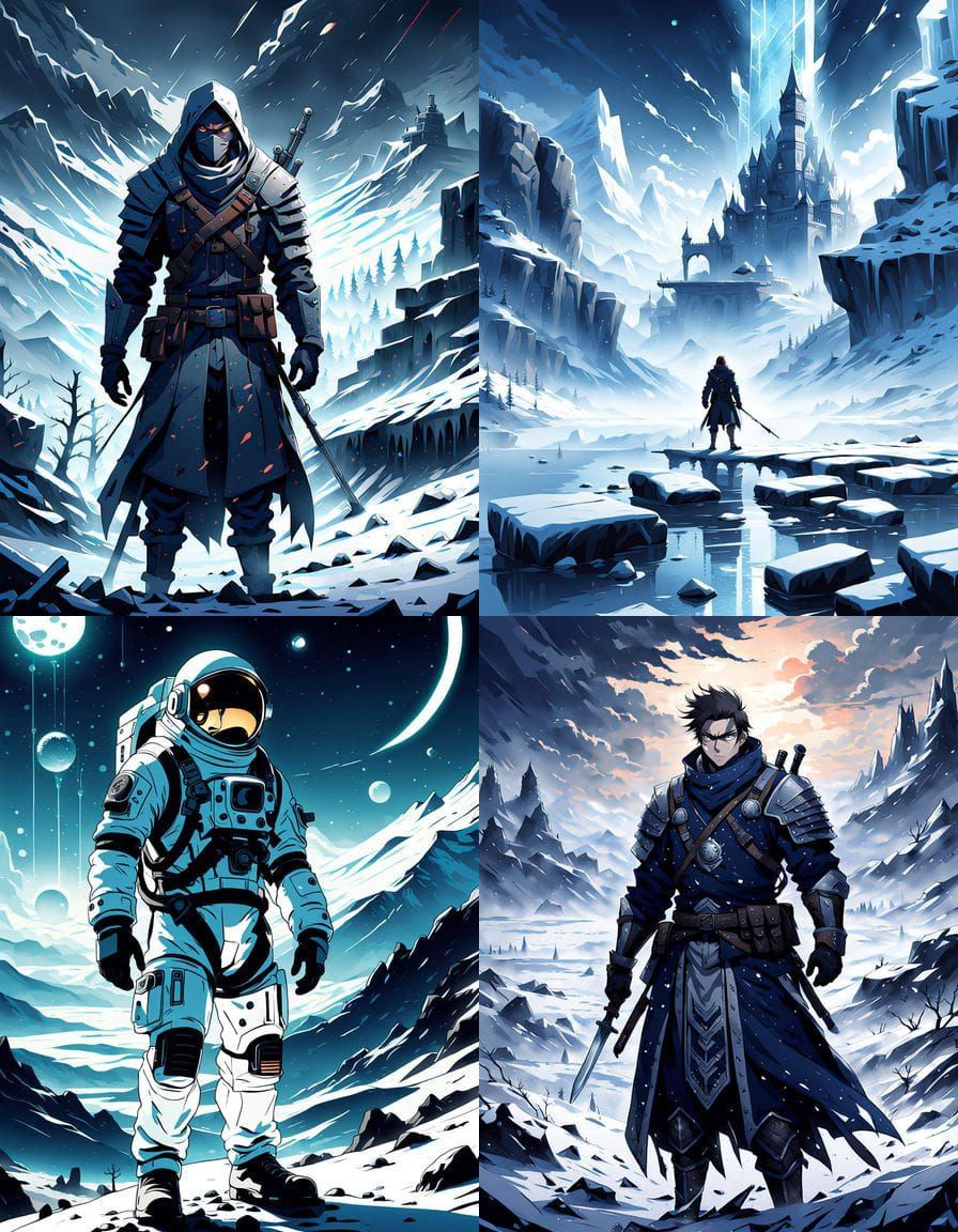 Anime Style Cold Trench Barrier Scene