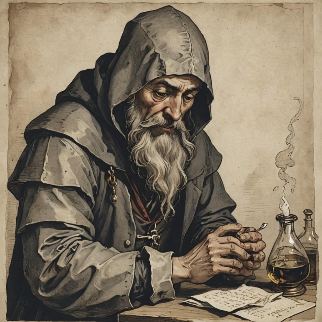 An Alchemist's Solitude: Holding a Letter