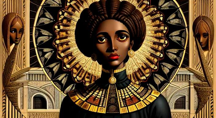 Butterfly Adorned Woman: Classicism, Surrealism, Metaphysics