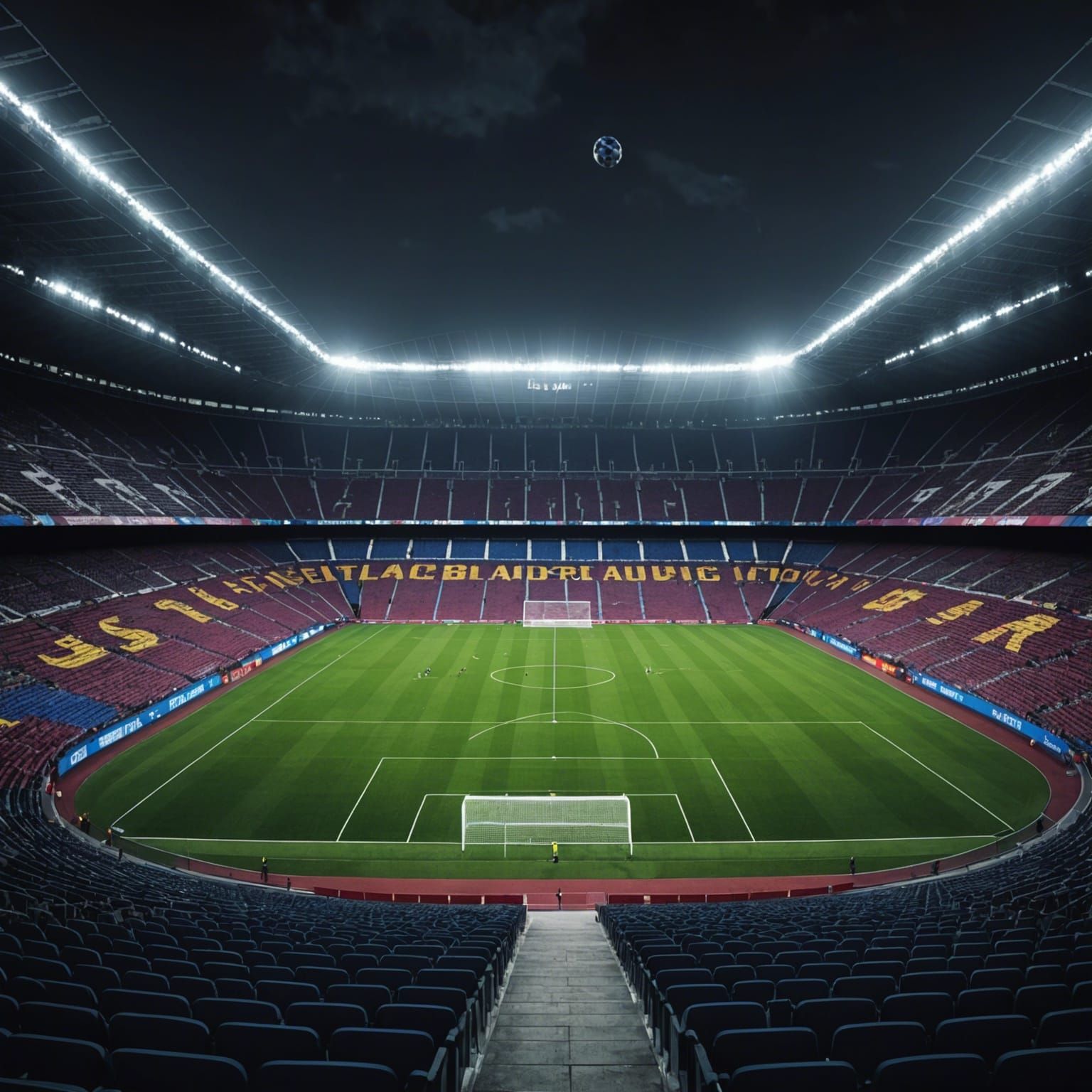 Barcelona FC Stadium in 2100: Hyperrealistic Vision