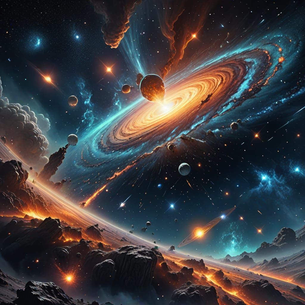Expanding Universe: Cosmic Digital Art