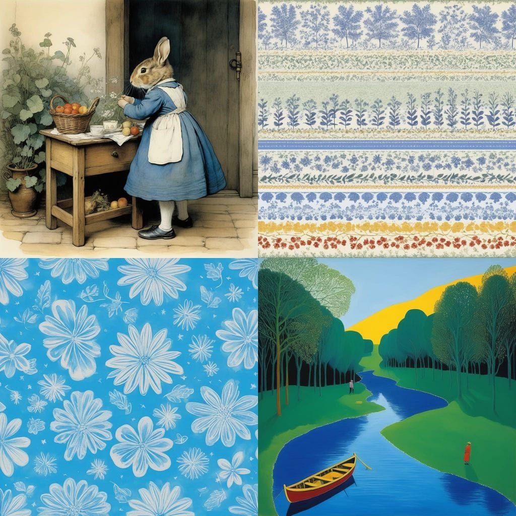 Cozy Winter Wonderland Scene with Three Children