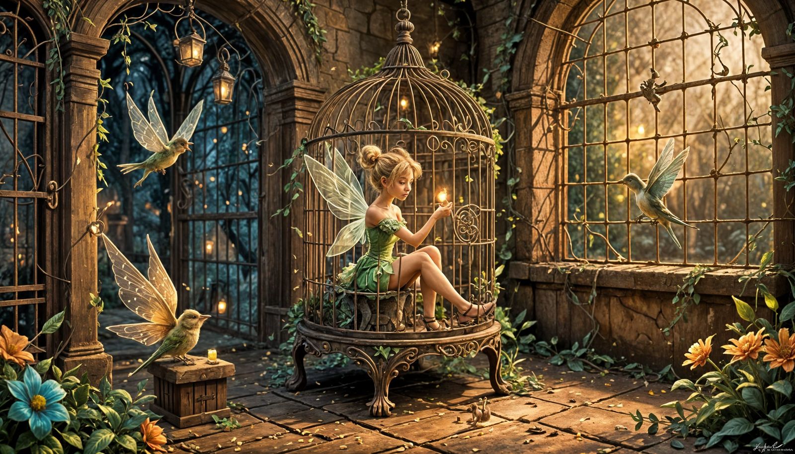 Tinkerbell Imprisoned: Forced Labor in a Birdcage
