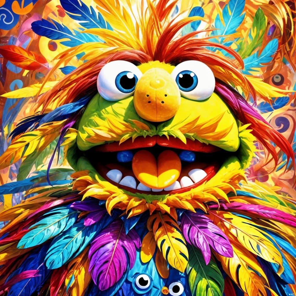 Manamana: A Whimsical Abstract Creation