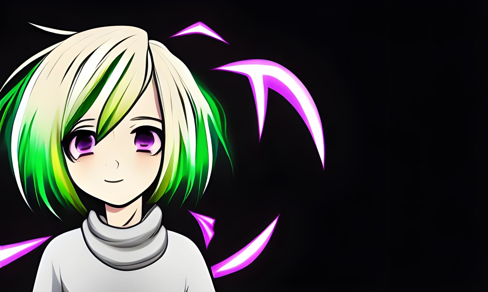 Adorable Anime Mage Girl in Cell Shaded Style