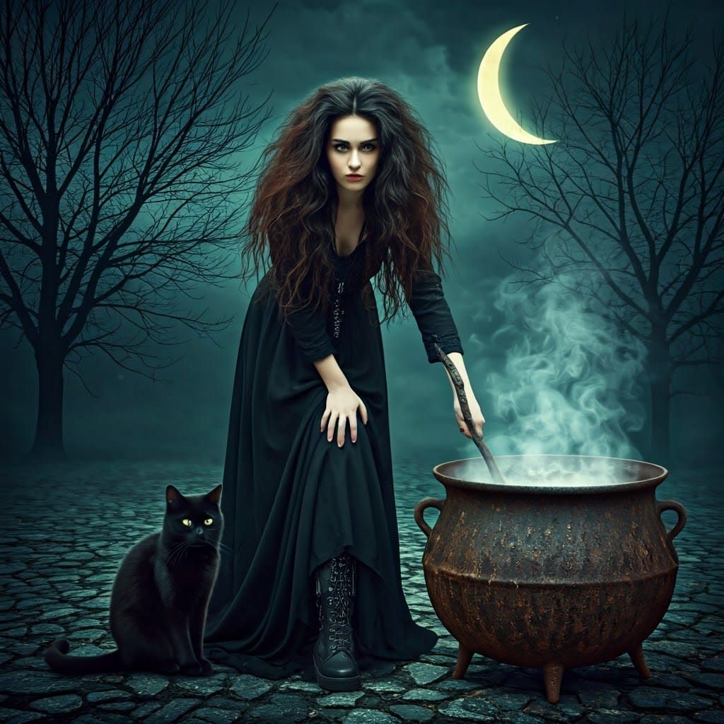 Moonlight brew: the witches midnight spell
