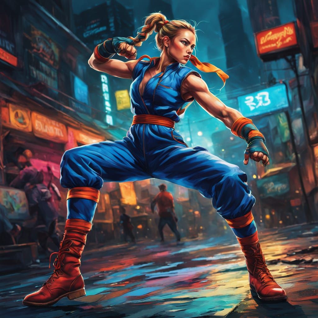 Street Fighter Cammy Finisher Concept Art