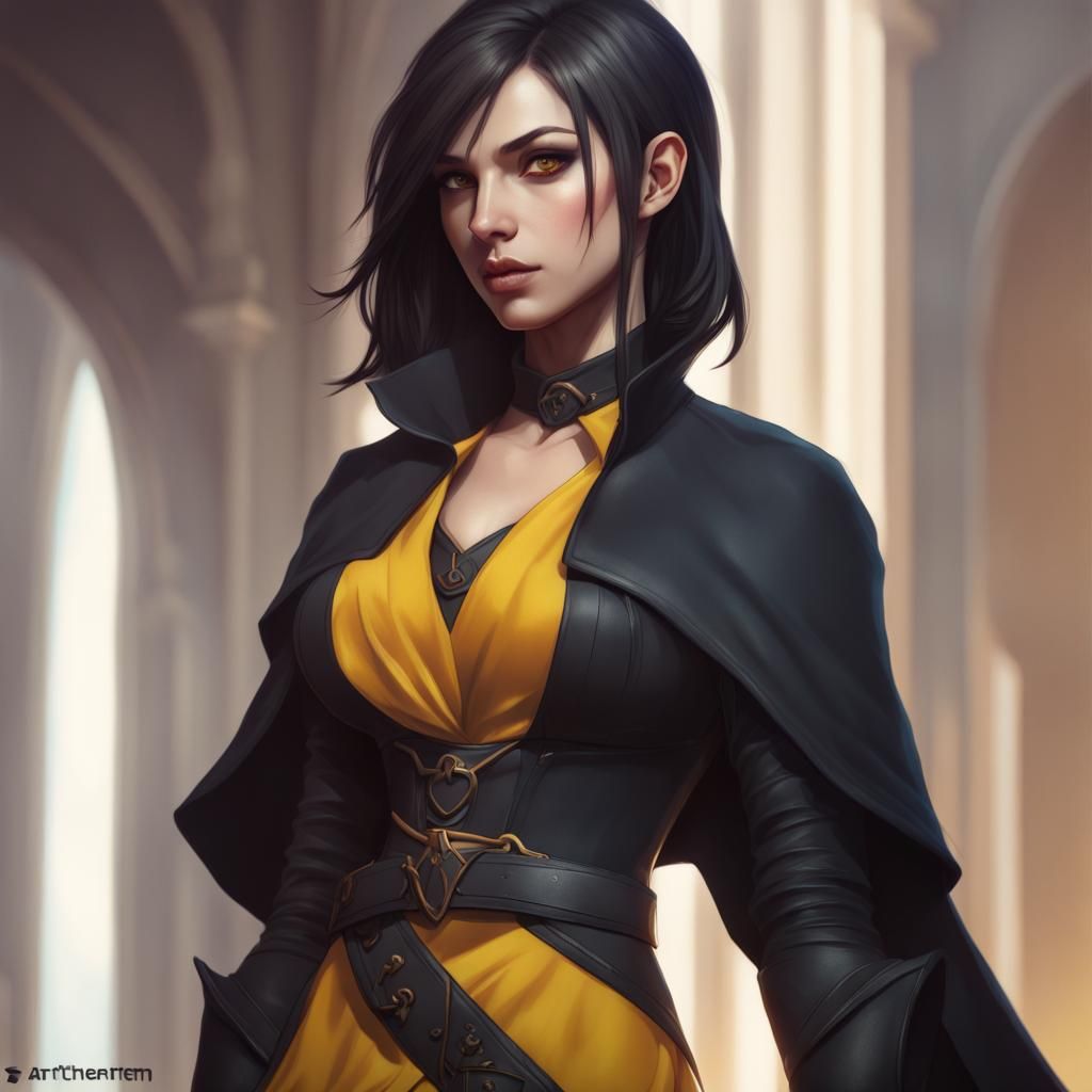 Gothic Artificer: Dark Fantasy Character Portrait