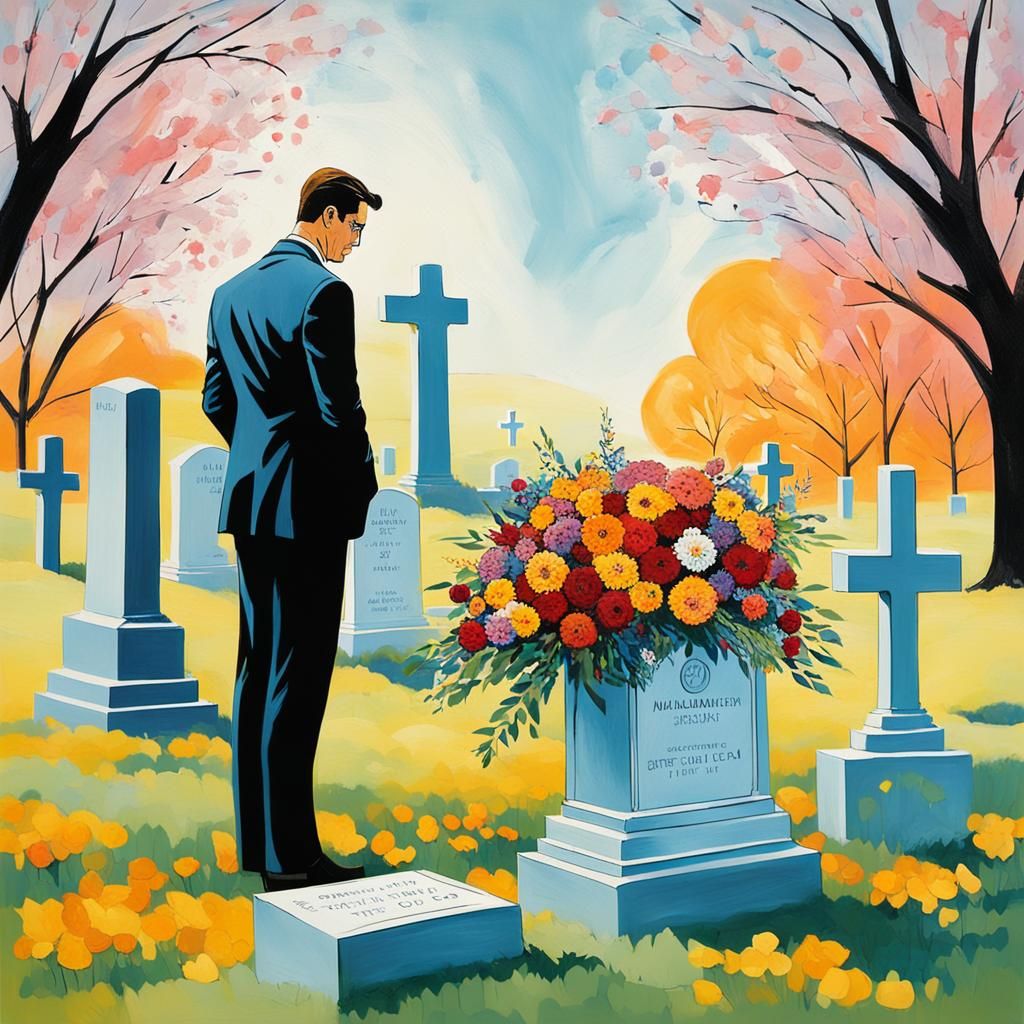 Barry Allen Honors His Mother: Abstract Remembrance