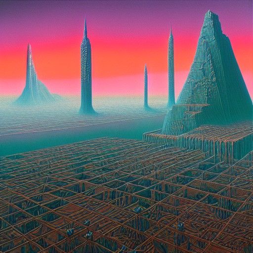 Dystopian Virus Spreads Through Cityscape