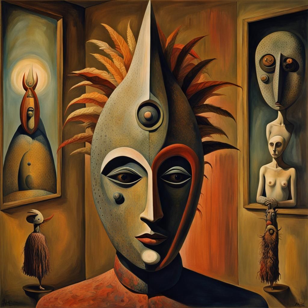 Surreal Dreamscape in Magical Realism Style