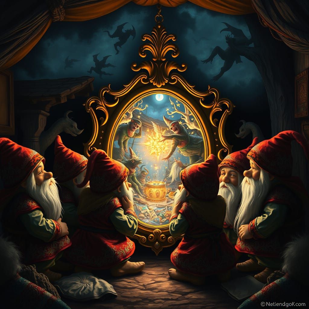 Mystical Portal Reveals Hidden World of Treasures and Dancin...