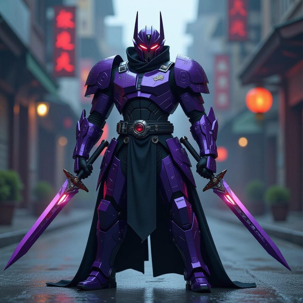 Megatron as Cyberpunk Ninja Warrior