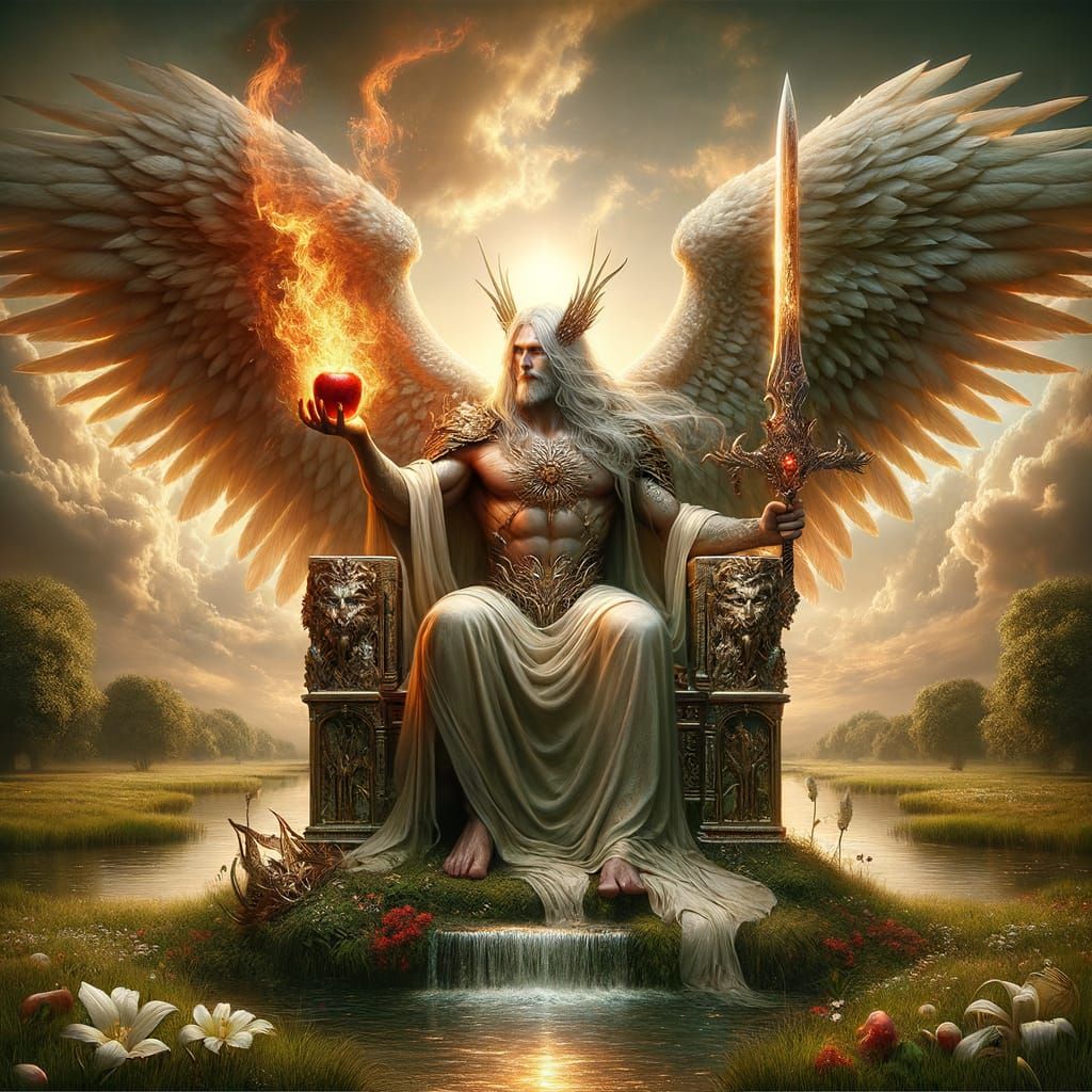 The Light Bringer on a Throne