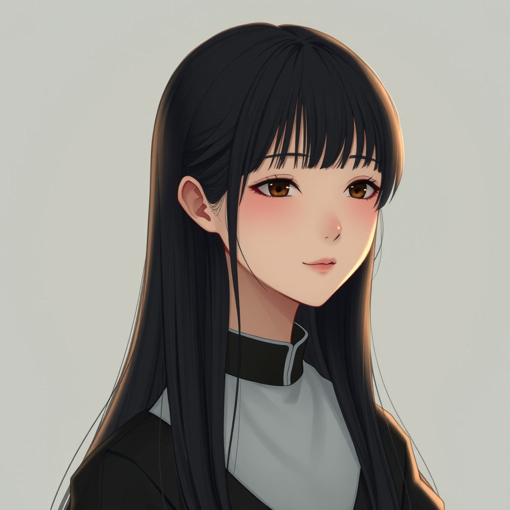 Contemplative Girl Friar in Ethereal Light