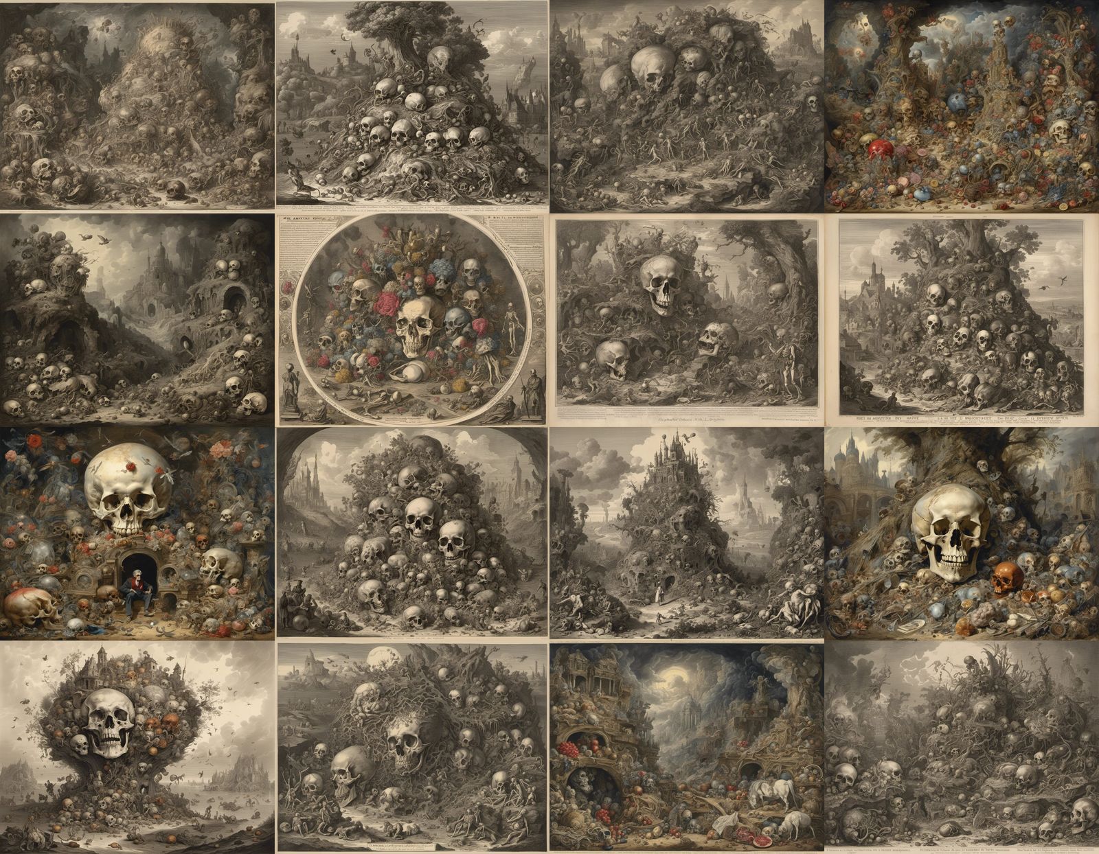 Symbolic Death of Cybele in Hyperreal Style