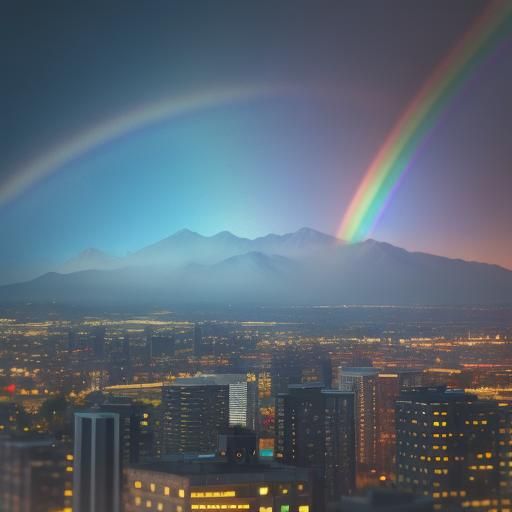 Brilliant Rainbow Photography with Bokeh Effect