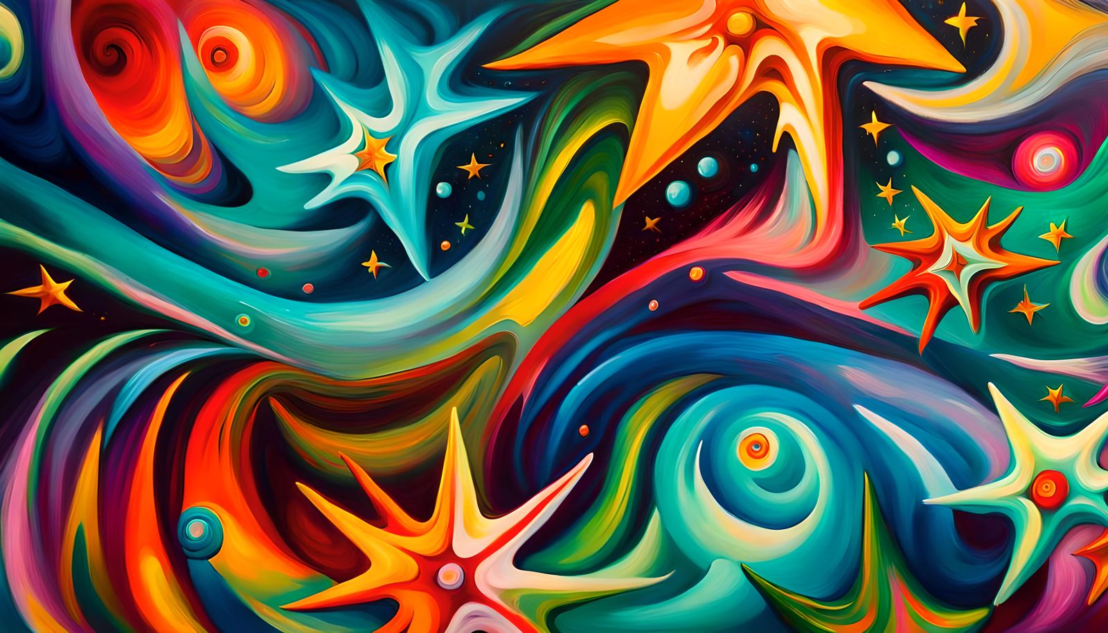 Swirling Newborn Stars in Electromagnetic Plasma Maelstrom