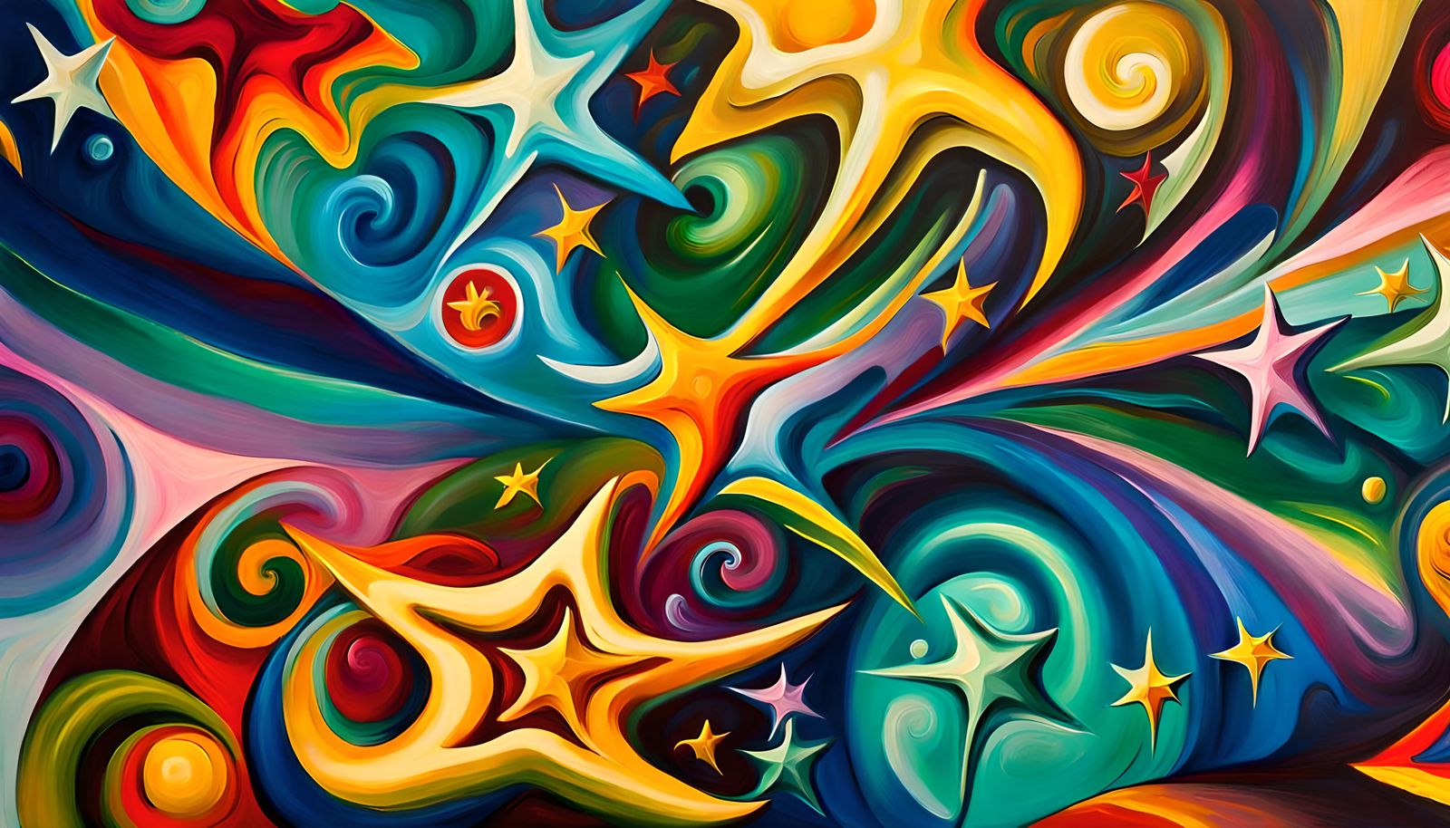 Harmonious Newborn Stars in Electromagnetic Plasma Maelstrom