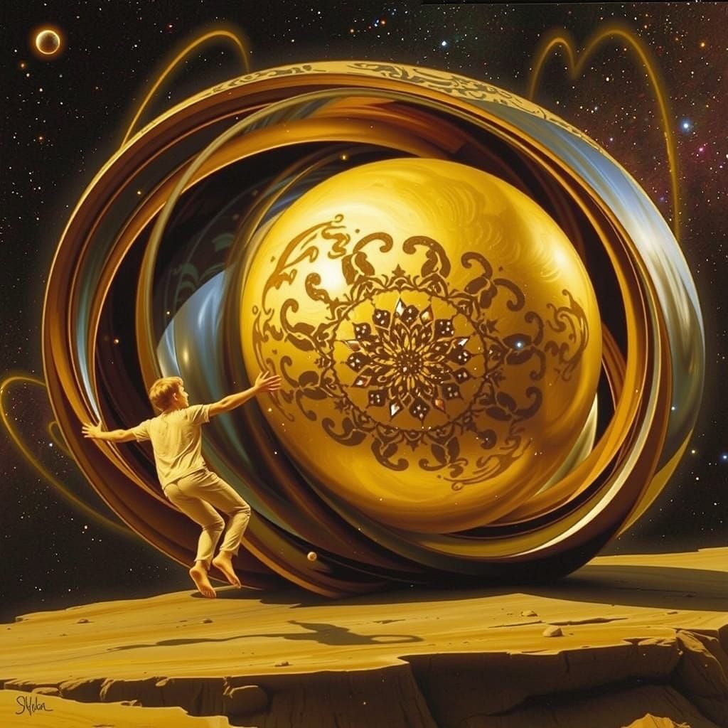 Figure Drifting Towards a Mandelbrot Nebula