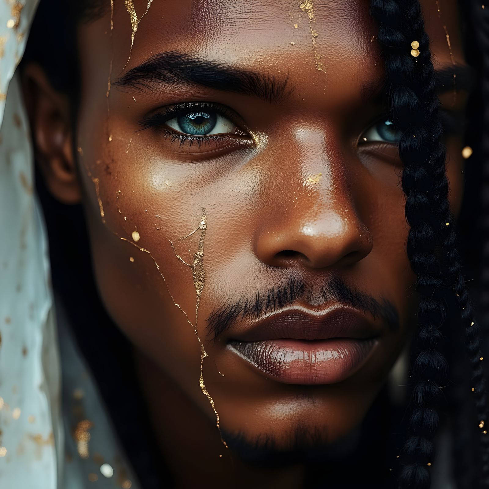 Michael B. Jordan as Braided Warrior God