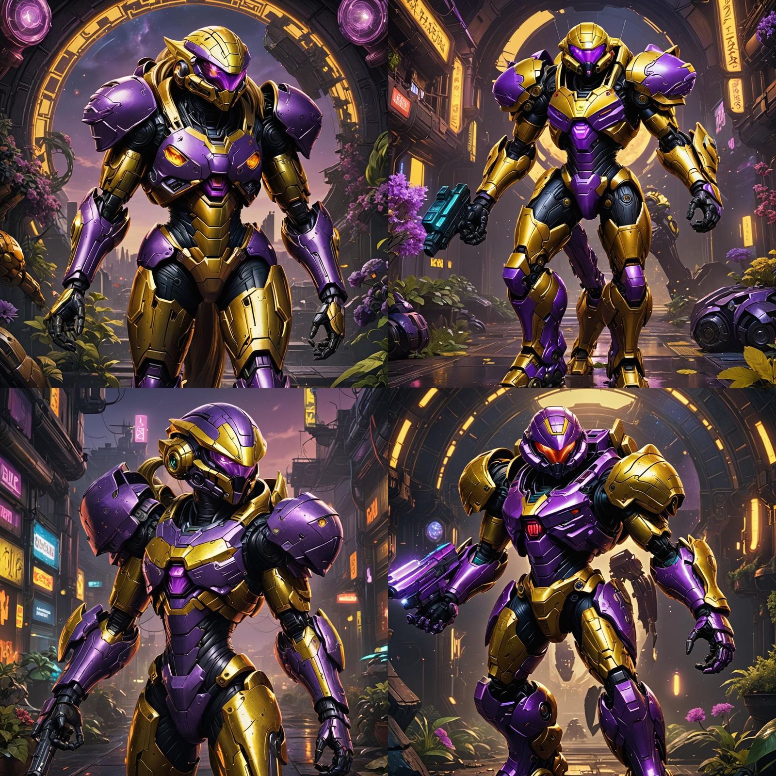 Samus Gremlin in Dark Fantasy Style