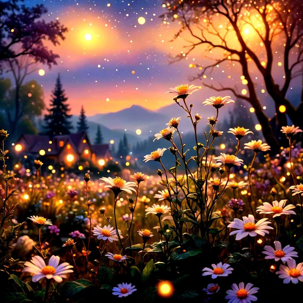 Magical Stardust Dreamscape in Ethereal Fantasy Style