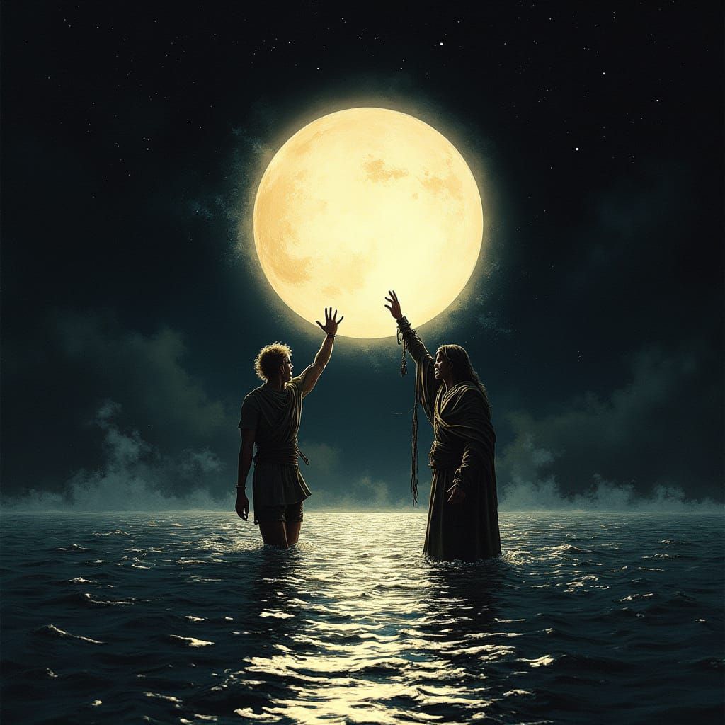 Man Touches Glowing Sphere, Visions Flood His Mind