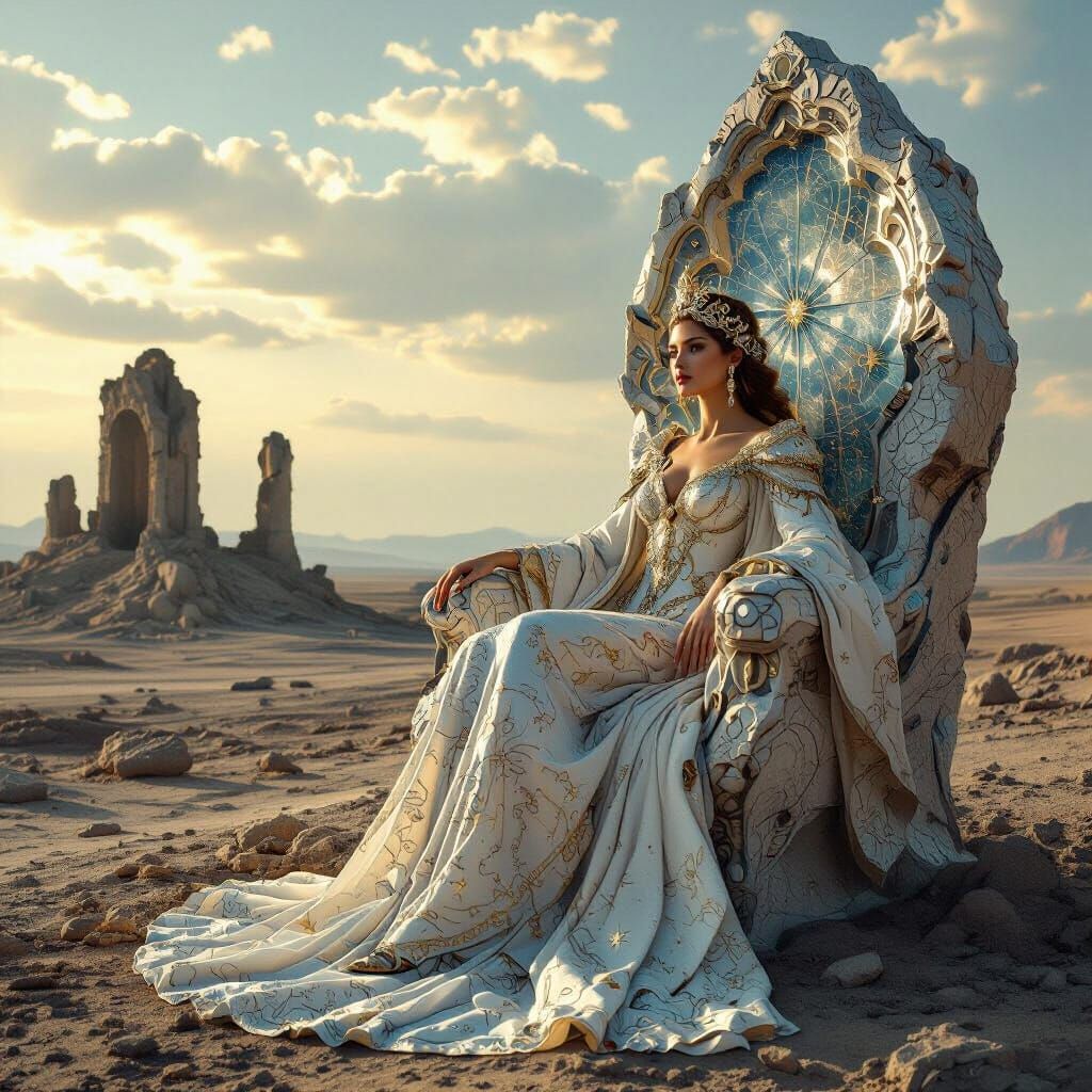 Empress of Wasteland Thrones: Art Nouveau Hypermaximalism