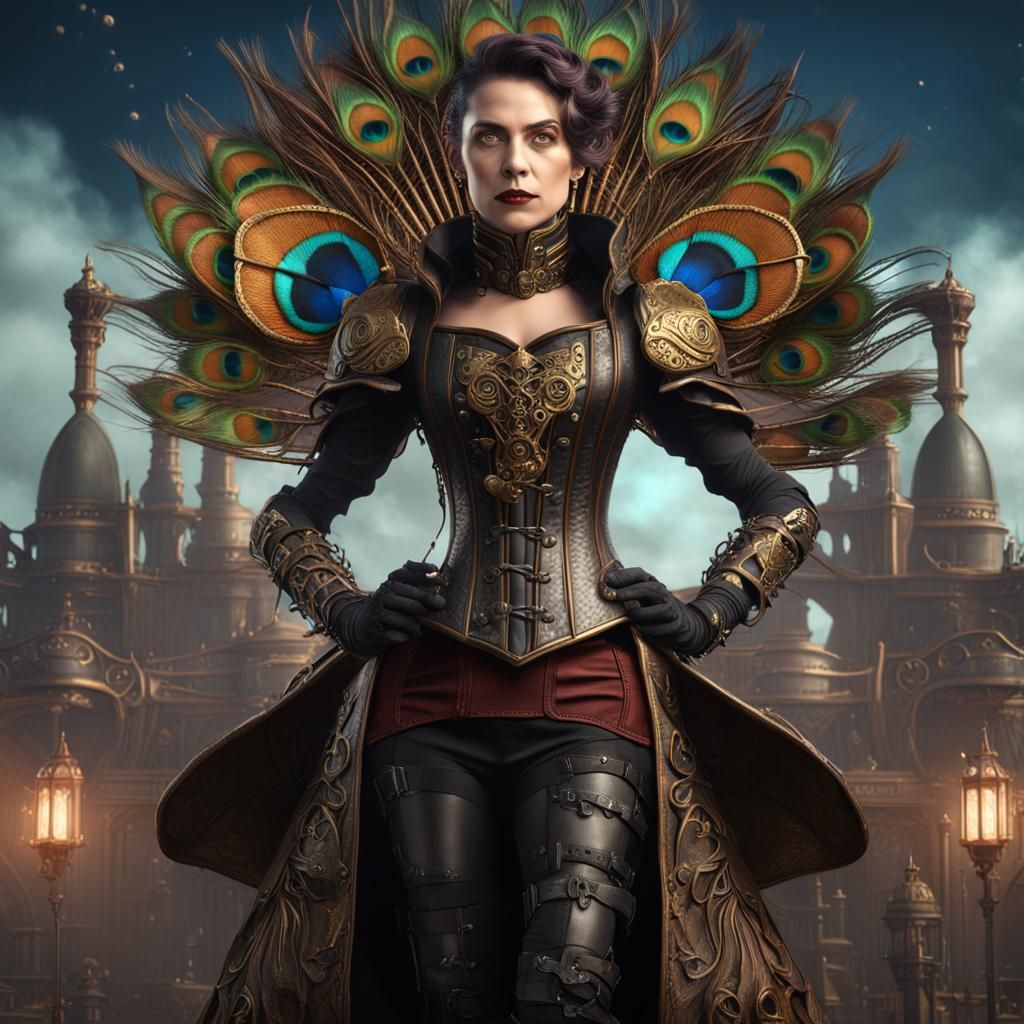 Steampunk Sith Lord Countess in Detailed Matte Painting