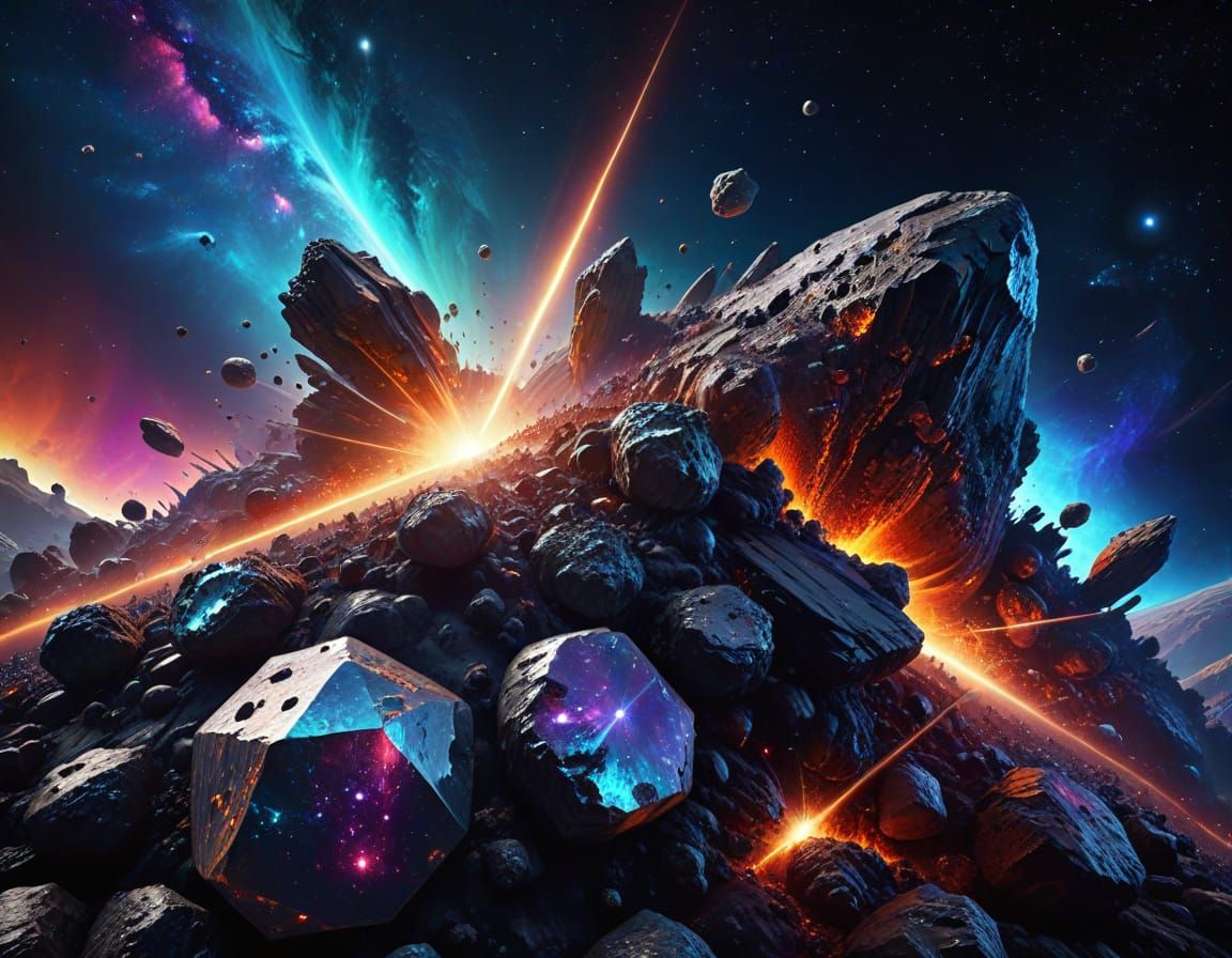 Stunning Celestial Scene in Vibrant Colors