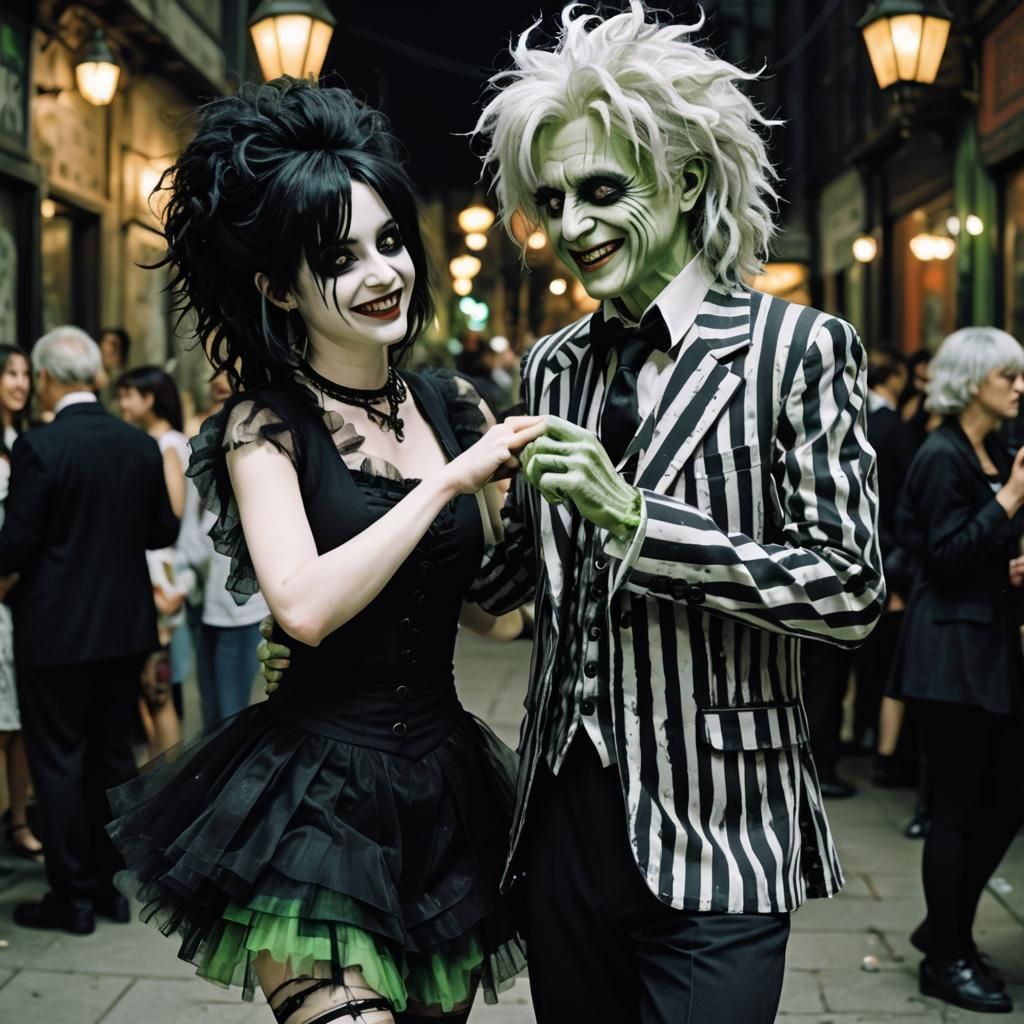 Gothic Tango: Beetlejuice and Lydia Deetz Dance