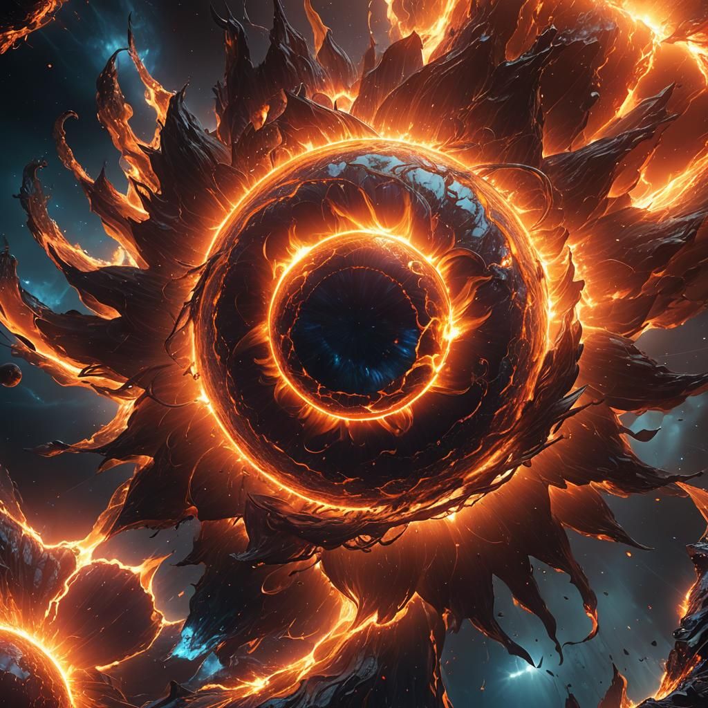 Spectacular Solar Flare Concept Art in Unreal Engine
