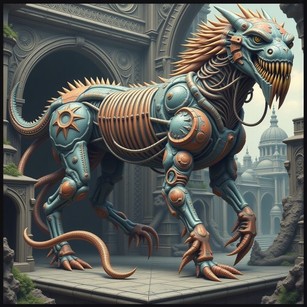 Biomechanical Demonic Sphinx-Centaur Emerges in Junji Ito St...