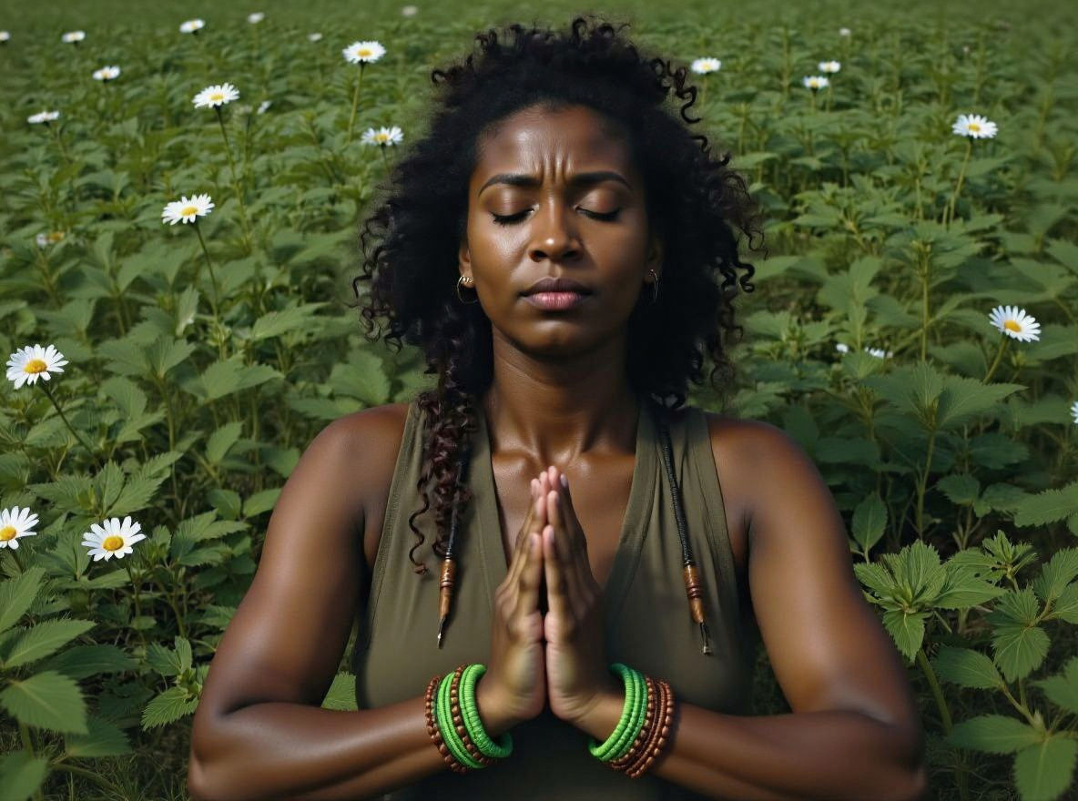 Dramatic Film Still: Woman's Silent Scream
