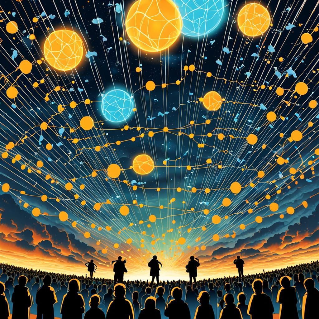 Buskers Vanish into Event Horizon with Molecular Network