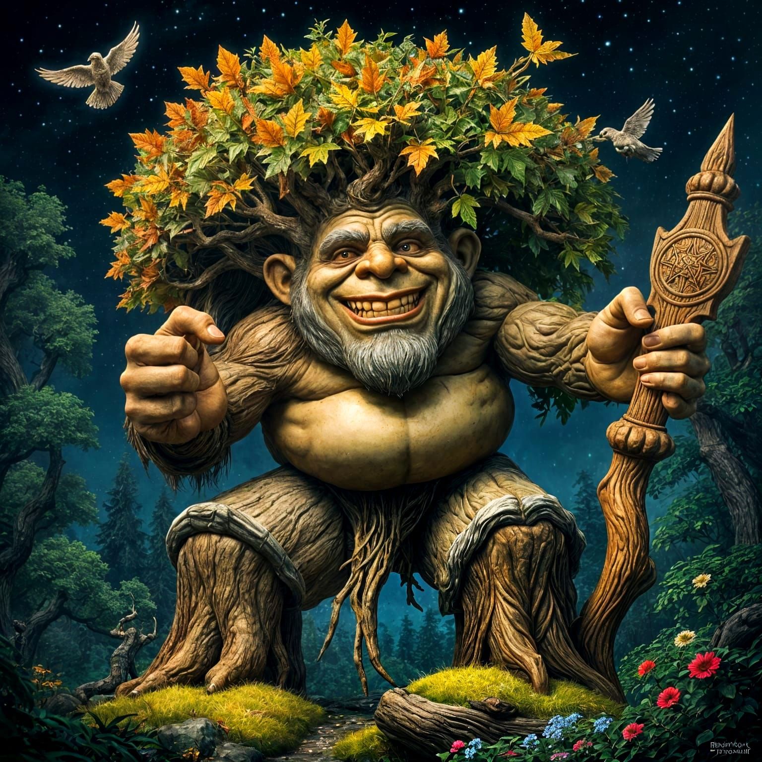Macho Tree Troll