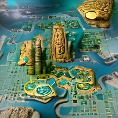 Lost city of Atlantis